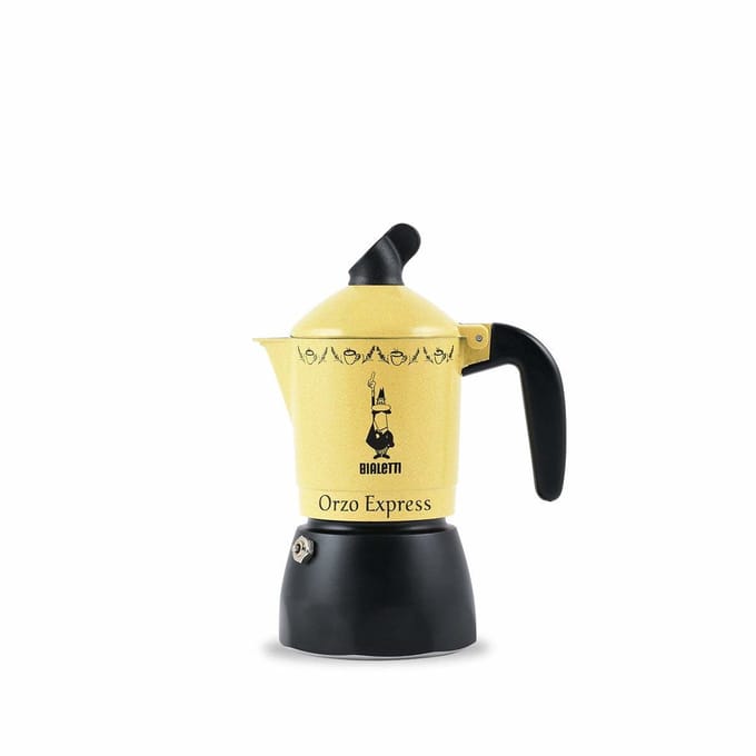 Bialetti Orzo Express 2 Zilver, Geel