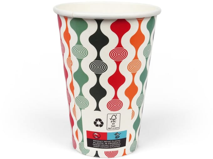 Milkshakebekers 400 ml (16 oz), karton 50 stuks