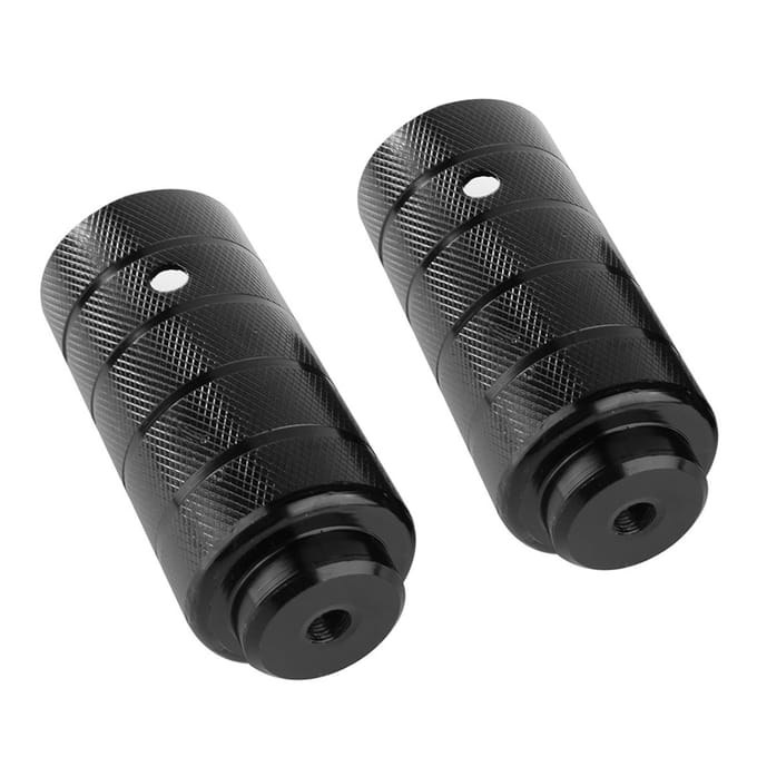 1 Paar Fiets Voetsteunen Stalen Fietsaccessoire BMX Assteun black
