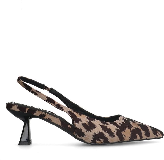 Sacha - Dames - Leopard slingback pumps - Maat 40