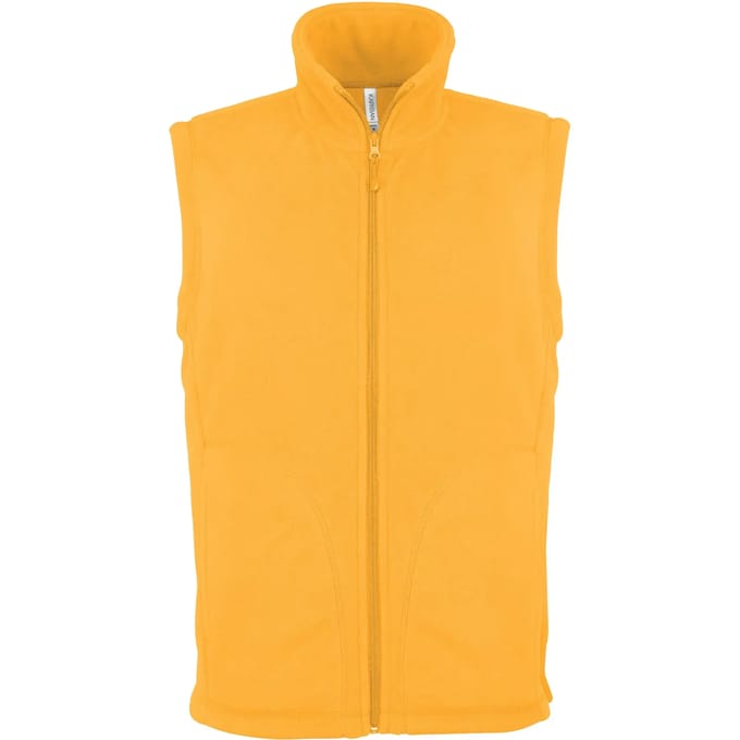 Fleecebodywarmer 'Luca' merk Kariban maat S Yellow