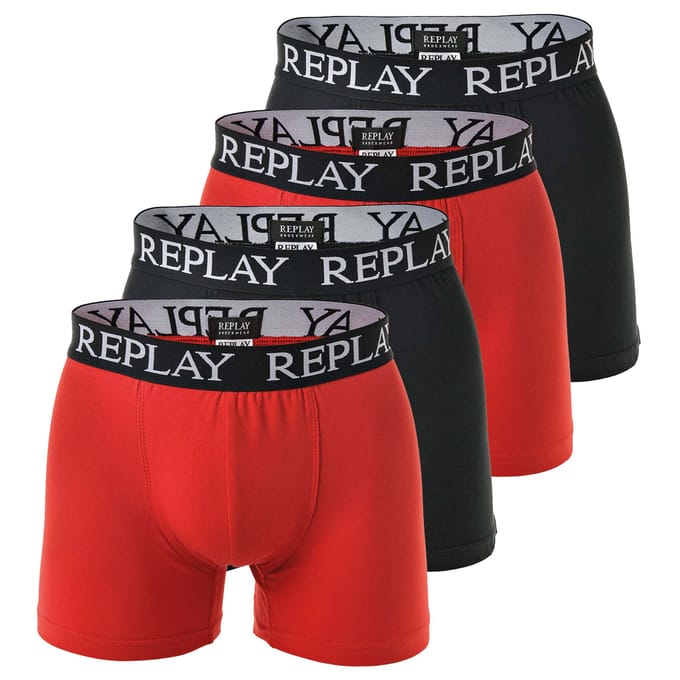 Replay Boxershorts Verpakking van 4