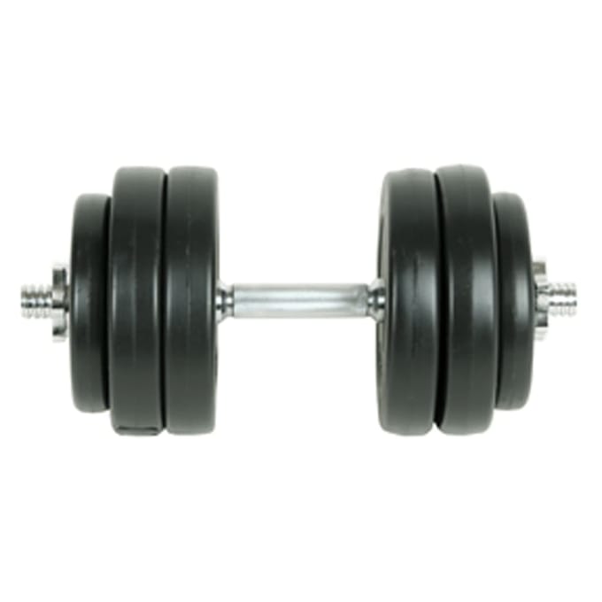 vidaXL - 9-delige - Halterset - 15 - kg