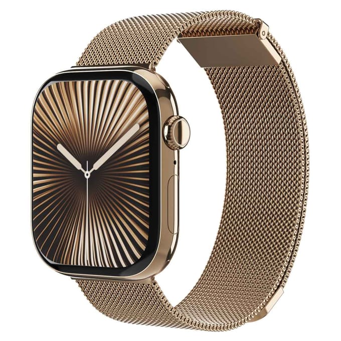 Vonmählen Milanese Loop 2 bandje voor de Apple Watch | 38/40/41/42 mm - Sunset Gold