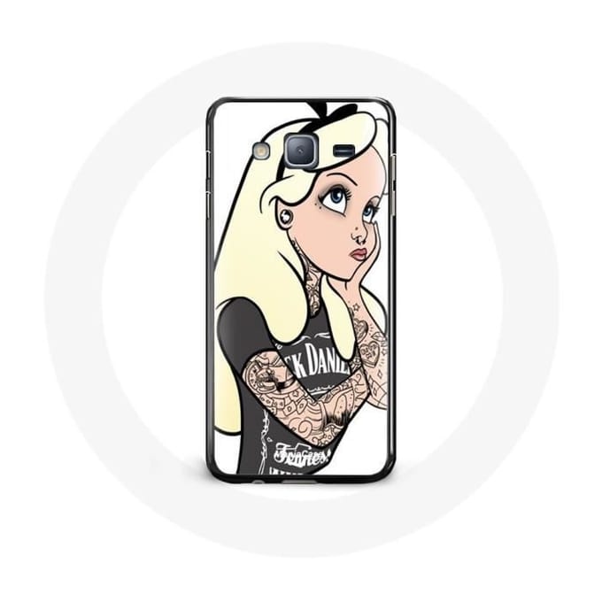 Case voor Samsung Galaxy J5 2016 Alice Getatoeëerde Prinses