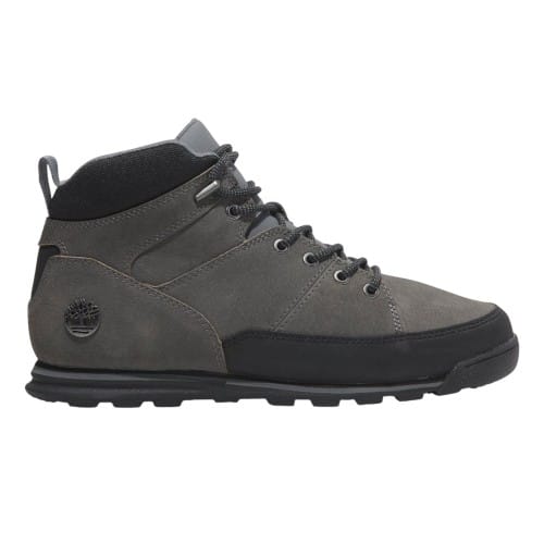 Timberland Heren Euro Rock Leren Halfhoge Laarzen (Grijs)