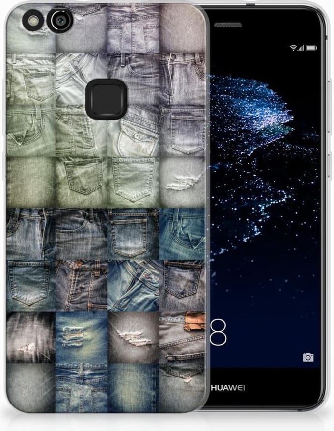 Silicone Back Cover Huawei P10 Lite Spijkerbroeken