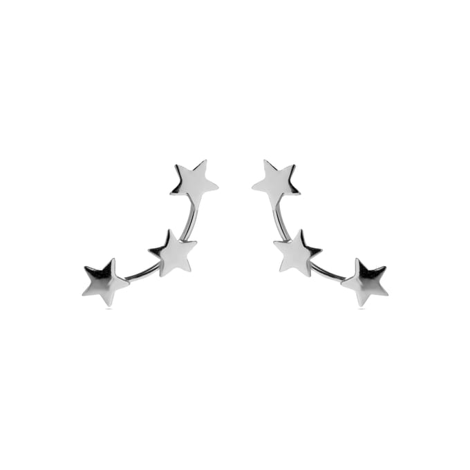 Luxenter 925 sterling zilveren gerhodineerde oorbellen - Essential