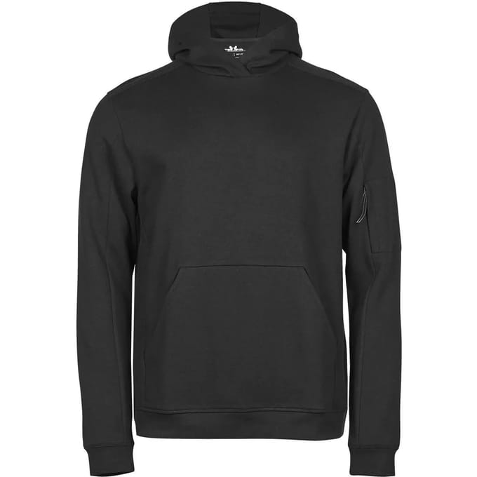 Tee Jays - Athletic Hooded Sweat - Black - M