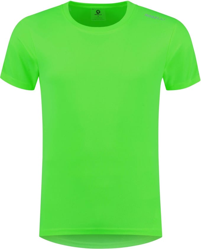 Rogelli Promo Heren Hardloopshirt - Korte mouw - Groen