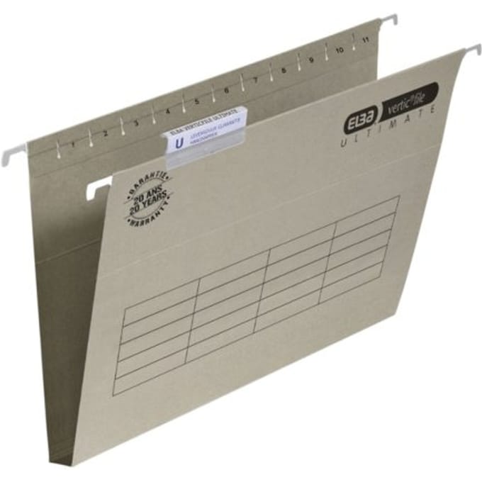 Elba hangmappen voor laden Verticfile Ultimate formaat folio bodem 30 mm
