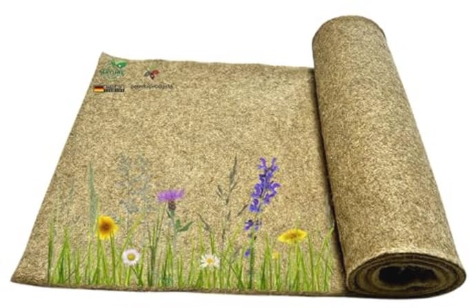 Natuurlijk Knaagdiertapijt van 100% Hennep - Duurzaam en Composteerbaar