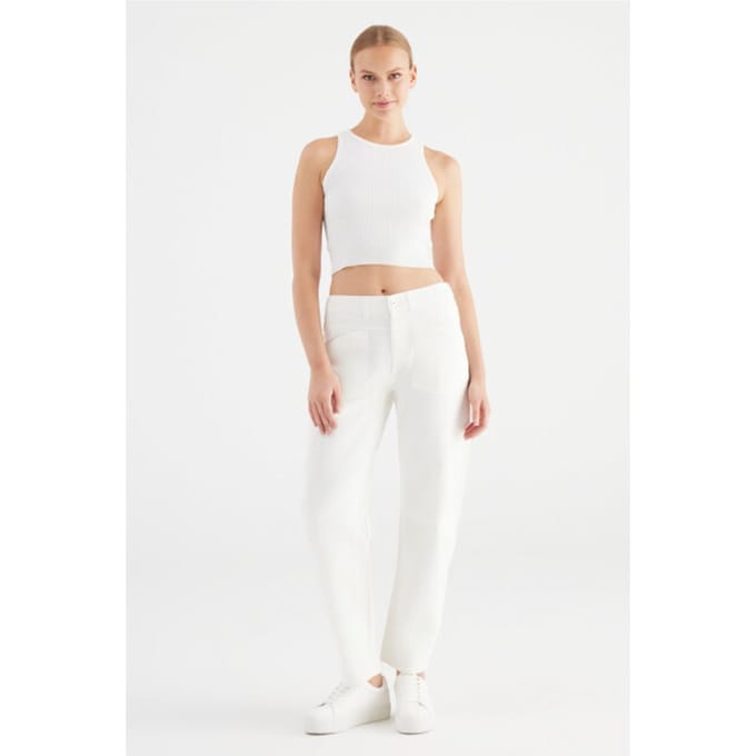 COJ Denim broek Selena - White