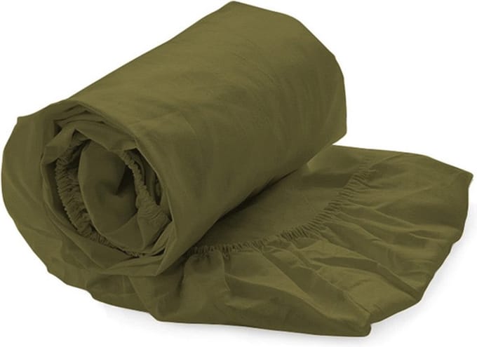 Luxe Kussensloop Satijn - 100% Katoensatijn - 60x70 cm - Olive Green