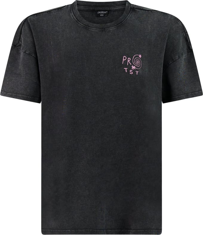 Protest PRTBowler - T-shirt Dames - Loose fit - Zwart