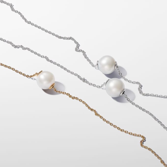 Pandora Collier met Behandelde Gecultiveerde Zoetwaterparel - 363167C01-45