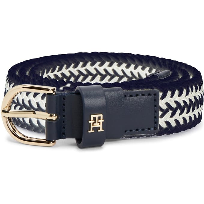 Tommy Hilfiger Essential Effortless Belt Nautical Stripes Größe: 80 | Gürtel Outlet | Damen