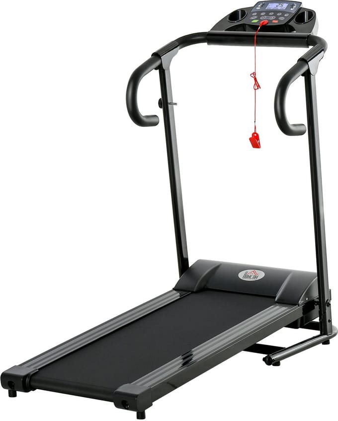 Loopband Inklapbaar - 0.8-10km/u - Wandelband - Walking Pad - Opvouwbare Loopband - Walkingpad - Treadmill - Zwart