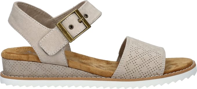 Bobs by Skechers Dessert Kiss dames sandaal - Taupe - Maat 40