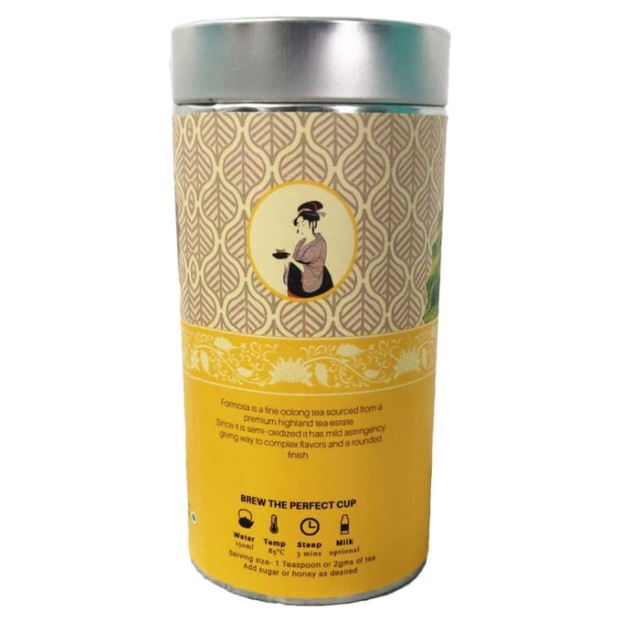 Thé Oolong Darjeeling (75g), Formose, Karma Bouilloire beige