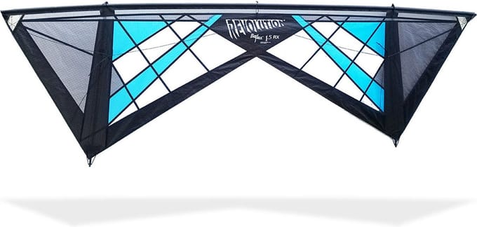 Stuntvlieger Revolution 1.5 Reflex RX Spider Web (vented) bright blue VSRV00222 Blauw 236 x 79 cm