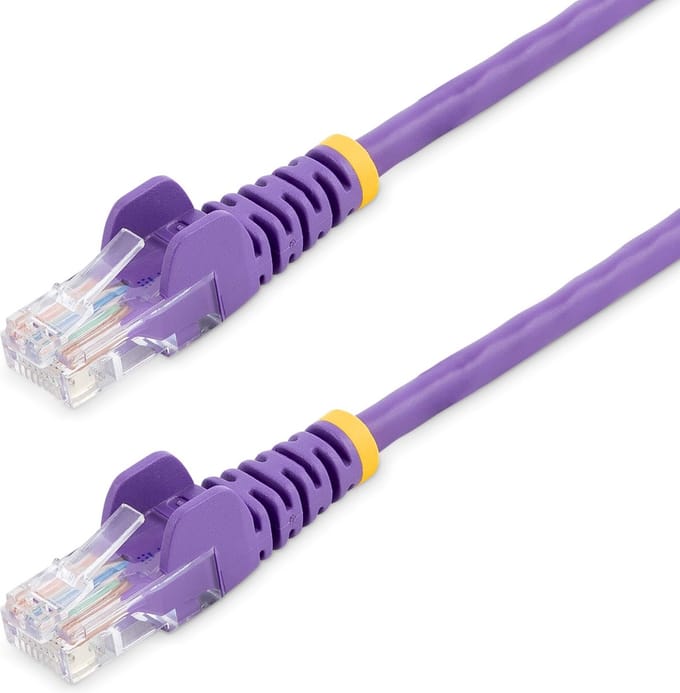 StarTech Cat5e Ethernet netwerkkabel met snagless RJ45 connectors - UTP kabel 7m paars