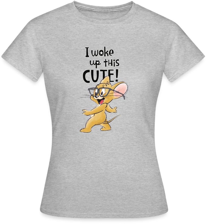 Tom En Jerry I Woke Up This Cute T-Shirt Dames
