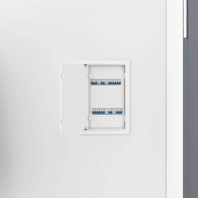 vidaXL - Toegangspanelen - 2 - st - Wit - 15 - x - 23 - cm - ABS - Kunststof