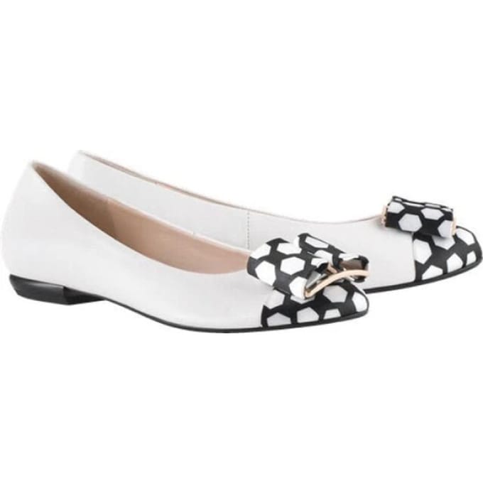 Högl 5-101020-0201 lederen ballerinas wit - Maat