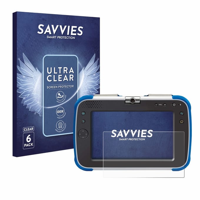 Savvies - Screenprotector voor Vtech Storio Max XL 2.0 - Folie Beschermfolie transparant 6 Stuks