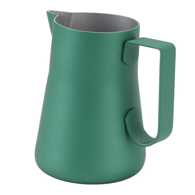 Opschuimkan Kan Professioneel Multifunctioneel Voedselkwaliteit Roestvrij Staal Koffie Stoomkan Groen 350ml L blue