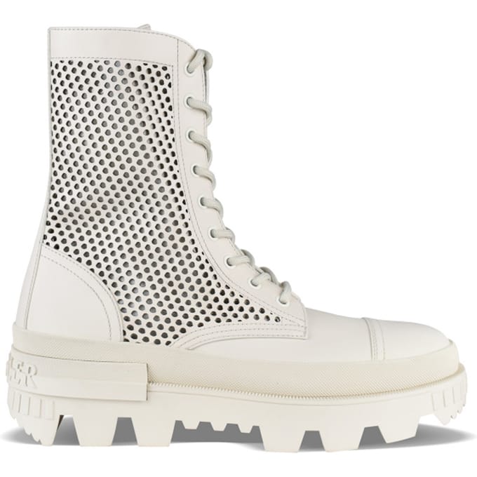 Moncler Carinne enkellaarzen naakt
