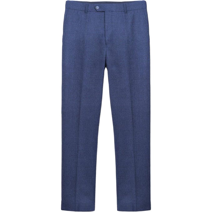 Lambretta Heren Spencer Geruite Pantalon (Marine)
