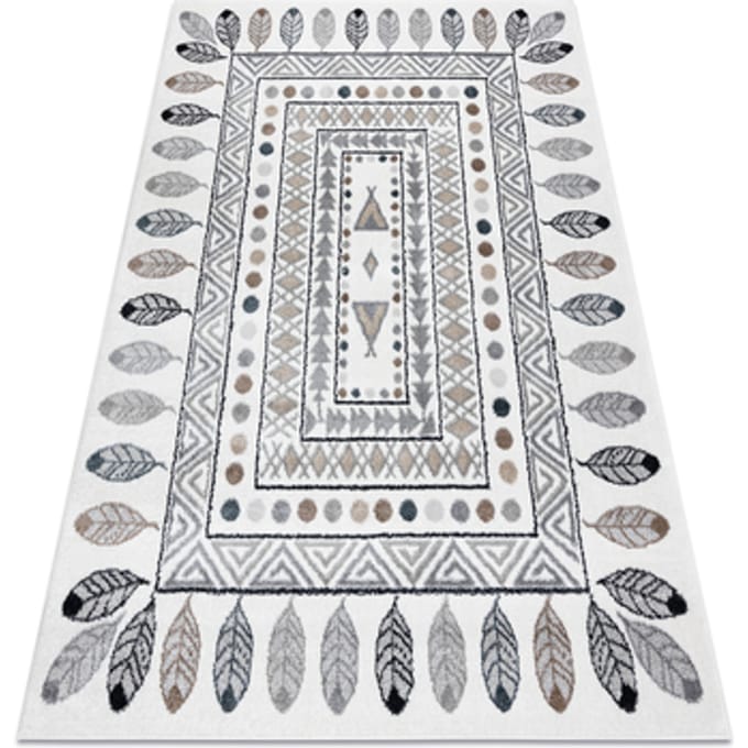 Kleden Rugsx Tapijt FUN Teepee voor kinderen, Indisch patroon, 80x150 cm