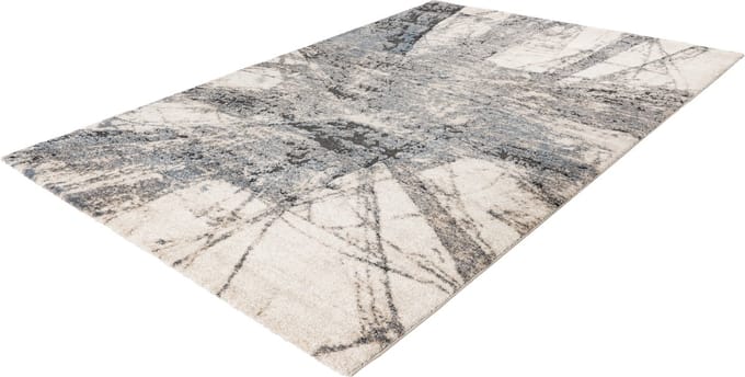 Vloerkleed Bologna 460 blauw – 60 x 110 cm – polypropyleen & polyester, machinegeweven