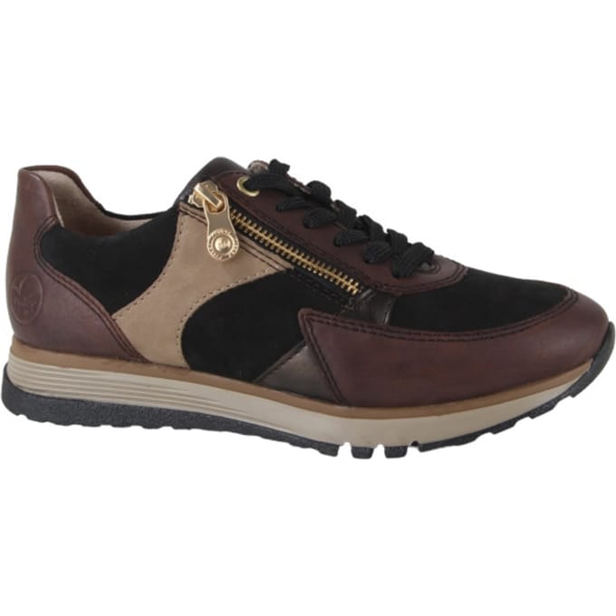 Rieker Sneakers bruin Synthetisch - Dames - Maat 41