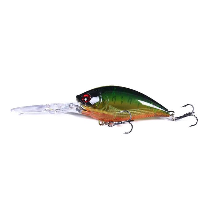 Vislokmiddel Hengjia 1st 12cm 20g Kunstmatige Wobbler Deep Diver Crankbait Met Haak