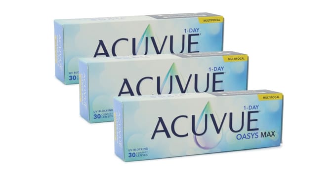 -1.50 - ACUVUE® OASYS MAX 1-Day MULTIFOCAL - Medium - 30 pack - Daglenzen - BC 8.40 - Multifocale contactlenzen