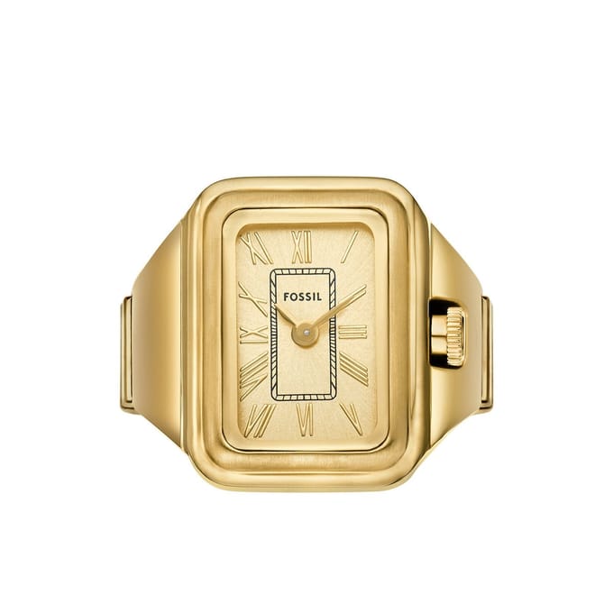 Fossil ES5343 Vrouwen Ring-Horloge - Goudkleurig
