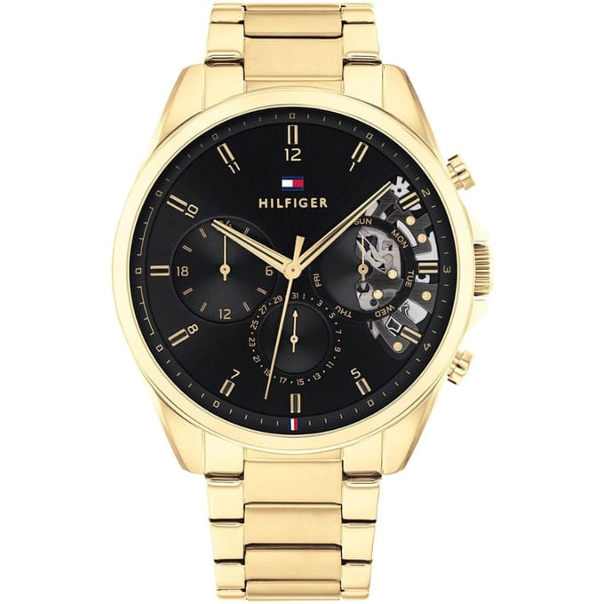 Tommy Hilfiger 1710447 Baker Chronograaf Herenhorloge 44mm goud