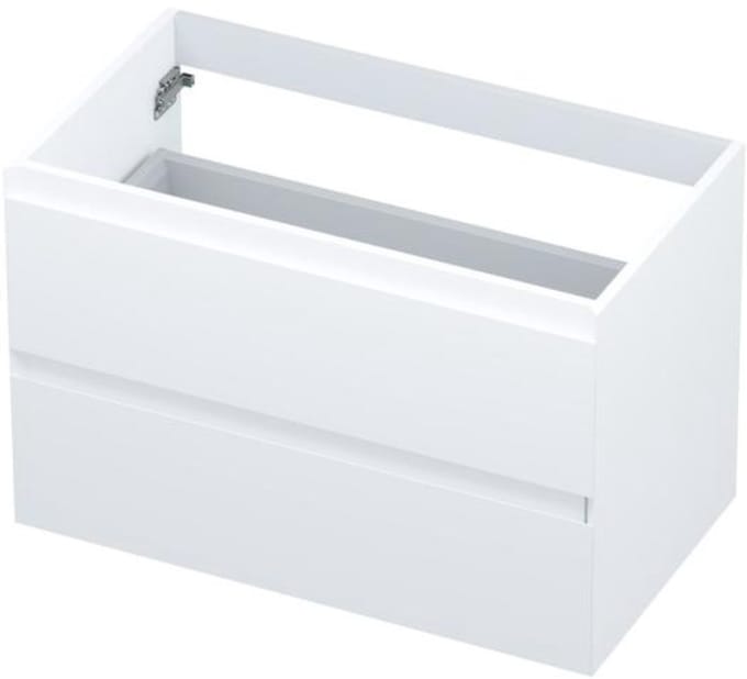 INK - Onderkast 2 Laden Greeploos Gelakt - 800x450x520 Mm - Mat Wit