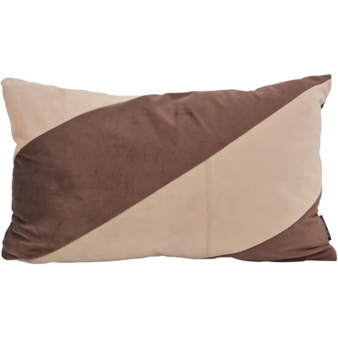NOVÉE Sierkussen velvet swirl beige / | 30 x 50 cm | polyester