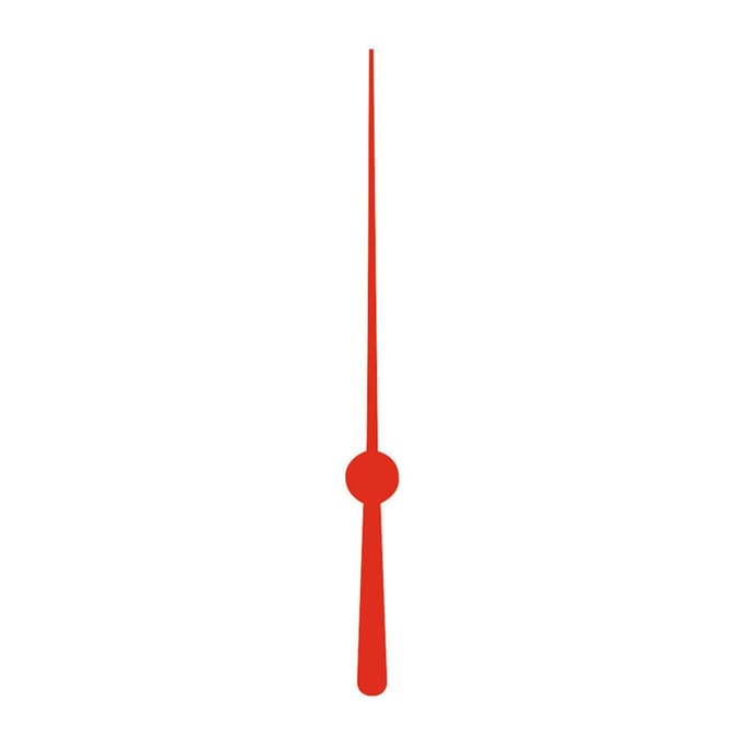 Tweedehands batterij horloge uurwerken draad rode wijzer-L: 52mm