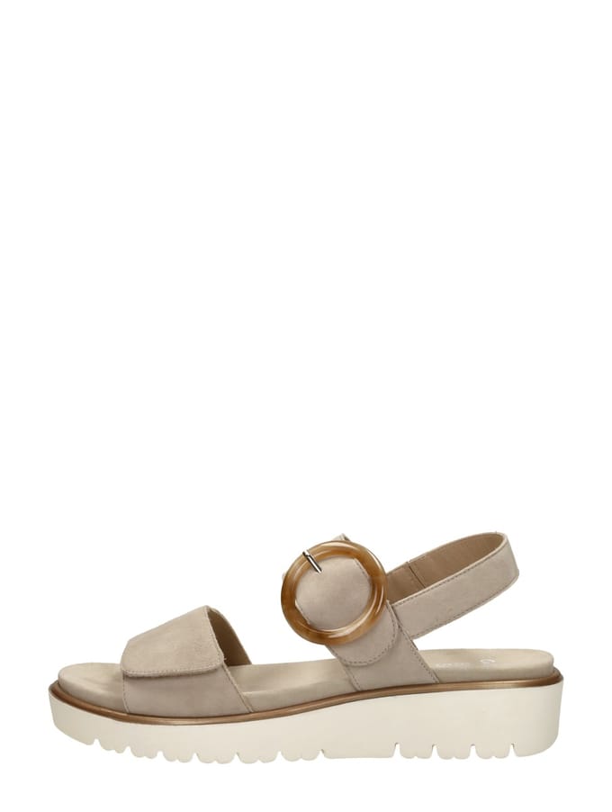 Ara Bilbao-S Sandalen Plat - Beige - Maat 43