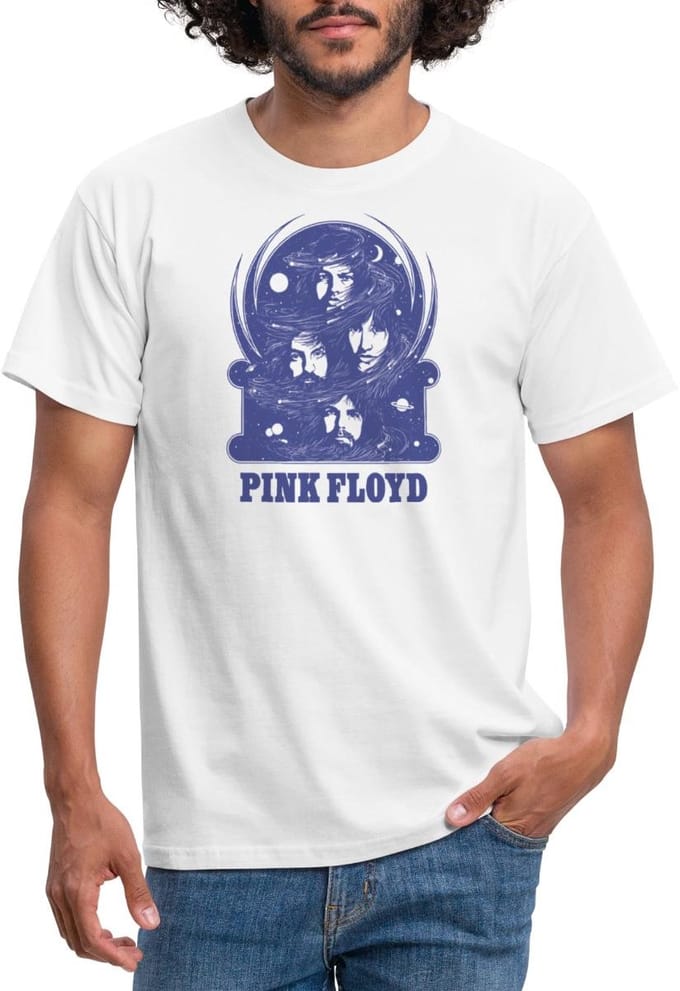 Pink Floyd Logo En Band T-Shirt Heren