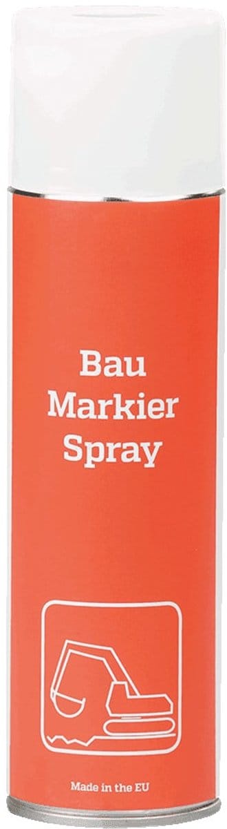 Bouwplaatsmarkeerverf, wit, 500 ml
