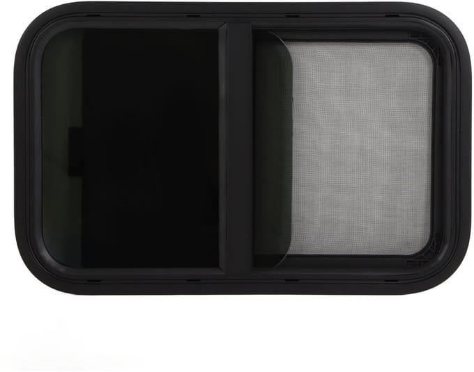Schuifraam Aluminium 645x415mm - Insectenscherm, Waterdicht, Camper/Caravan