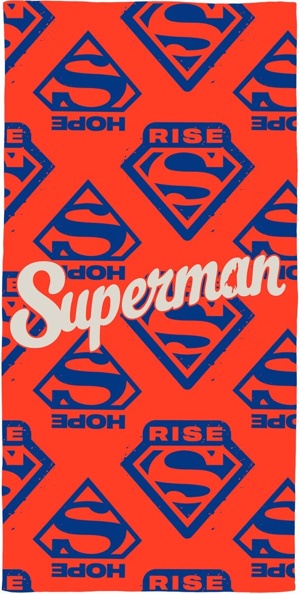 Superman Strandlaken, Rise - 70 x 150 cm - Katoen
