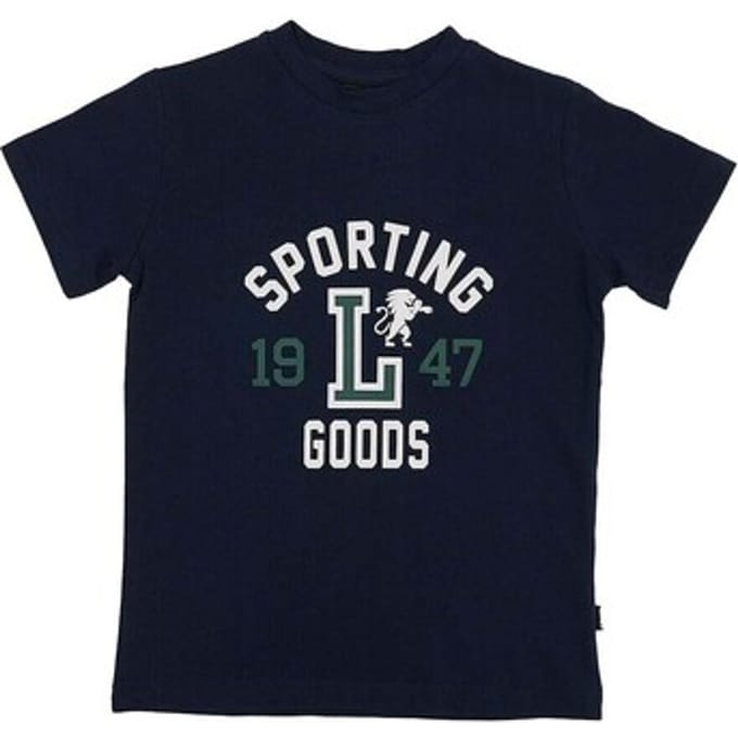 T-shirt Korte Mouw Leone 1947 Boy Short Sleeves College