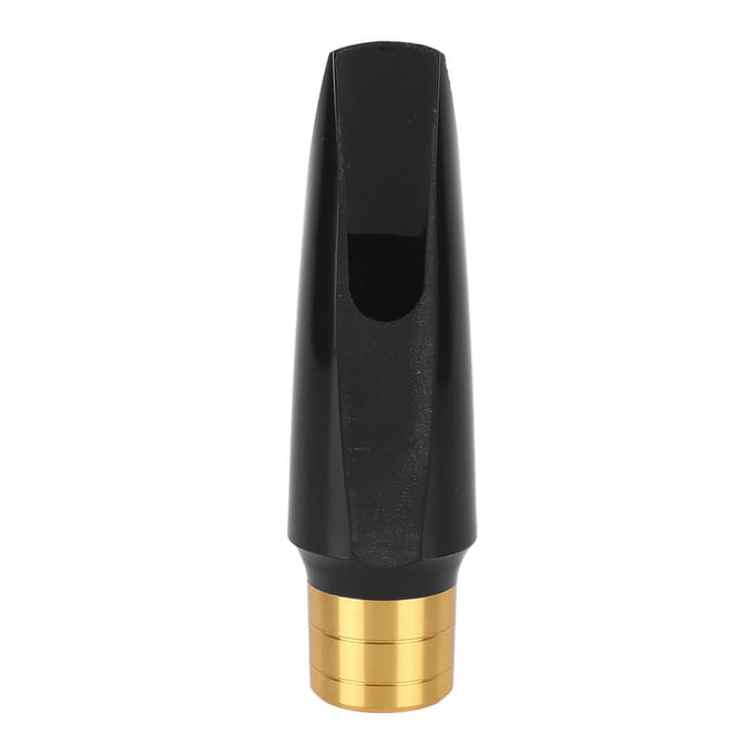 Tête de saxophone détachable ABS et métal Tête de saxophone ténor Bec portable de remplacement black
